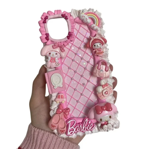 Handmade Melody Decoden Cream Phone Case For iPhone Samsung Google Huawei and other models