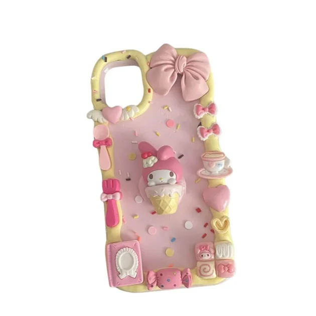 Handmade Melody Decoden Cream Phone Case For iPhone Samsung Google Huawei and other models