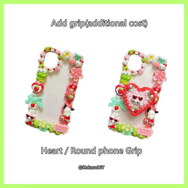 Custom Decoden Cream Case for Mobile Phone - Image 2