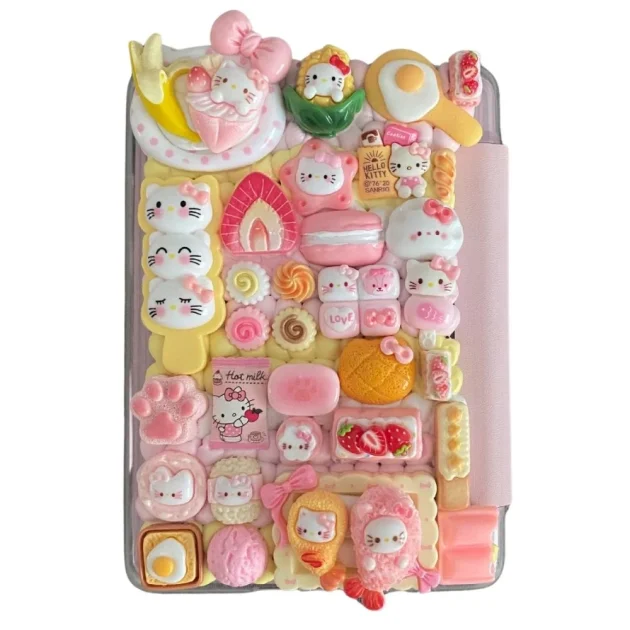 Hellokitty-Food Decoden Cream Kindle Case
