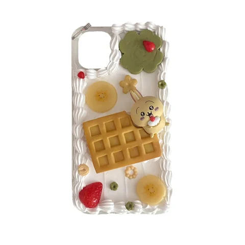 Handmade Decoden Chiikawa Cream Phone Case for Any Phone Models