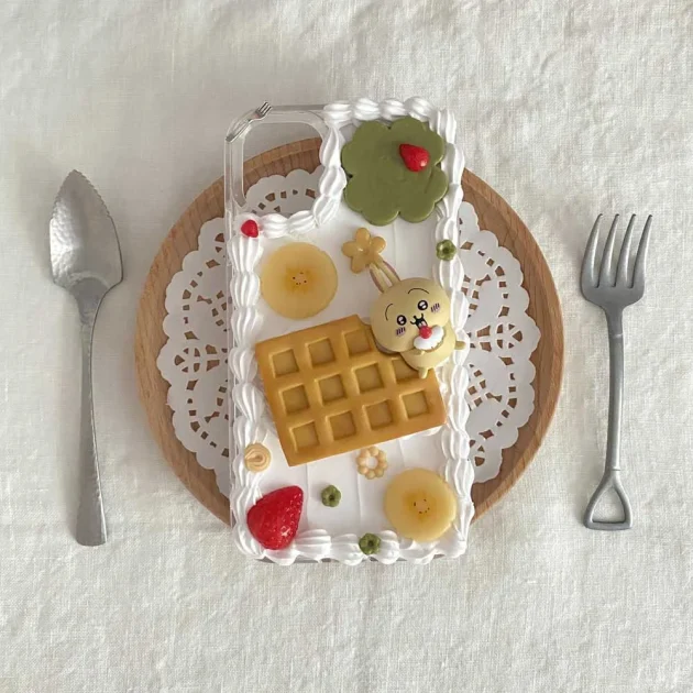 Handmade Decoden Chiikawa Cream Phone Case for Any Phone Models - Image 2