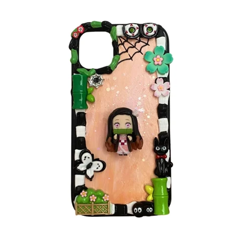 Demon Slayer Kamado Nezuko Decoden Cream Phone Case For Any Models