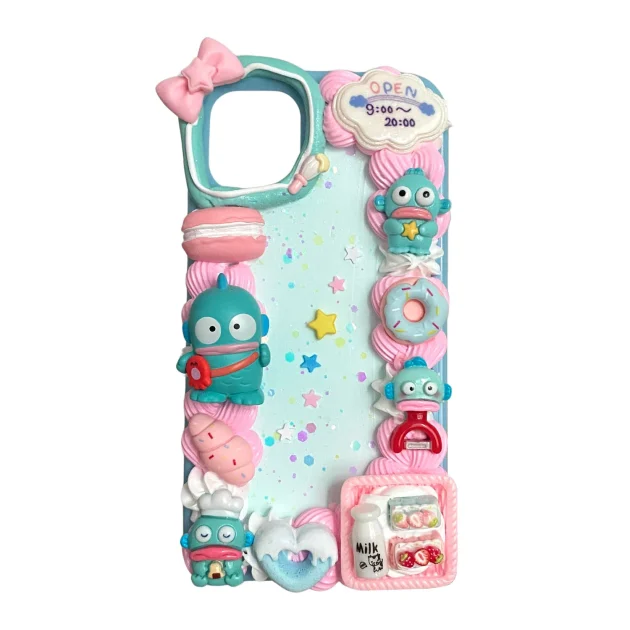Handmade Hangyodon Decoden Cream Phone Case For Any Models