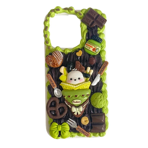 Handmade Pochacco Decoden Cream Phone Case For Any Models-PC39