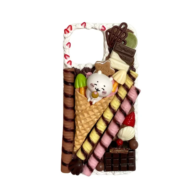 Handmade Decoden Chiikawa Cream Phone Case for Any Phone Models