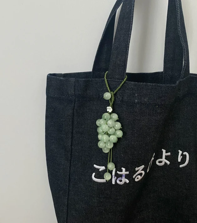 UV Color-changing Resin Grape Cluster Pendant - Image 2