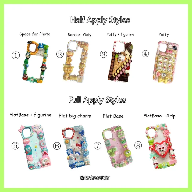 Custom Decoden Cream Case for Mobile Phone