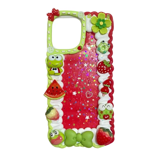 Handmade Keroppi Decoden Cream Phone Case For Any Models
