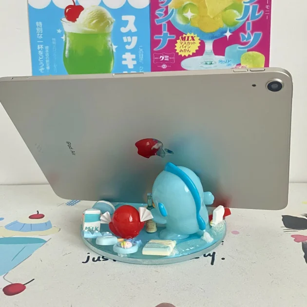 Handmade Hangyodon Decoden Cream iPad/Phone Stand - Image 9